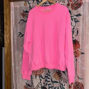 Neon collection pink sweatshirt